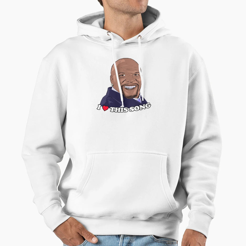 I Love This Song Color Hoodie - Minimalist Print for Adults - T-Shirt, Sweatshirt, Hoodie