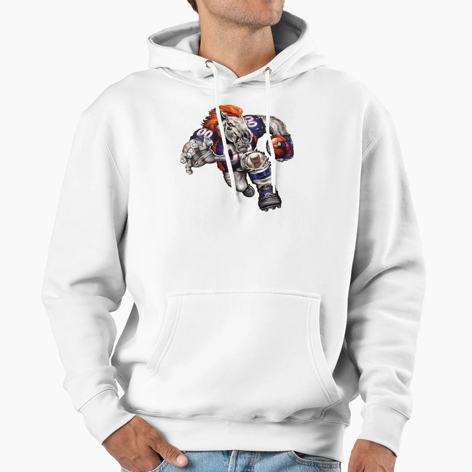 Mascot American Football Hoodie - Fun Novelty Design for Adults - T-Shirt, Sweatshirt, Hoodie