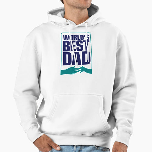 Worlds Best Dad Hoodie - Custom Art Print Unisex - T-Shirt, Sweatshirt, Hoodie