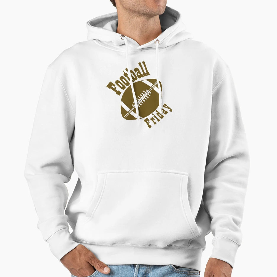 Football Friday Hoodie - Casual Everyday Wear Unisex - T-Shirt, Sweatshirt, Hoodie