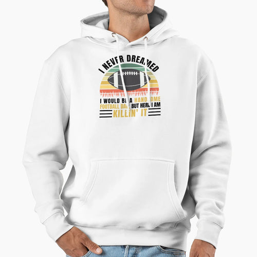 Football Dad Funny Gift Hoodie - Fun Novelty Design for Adults - T-Shirt, Sweatshirt, Hoodie