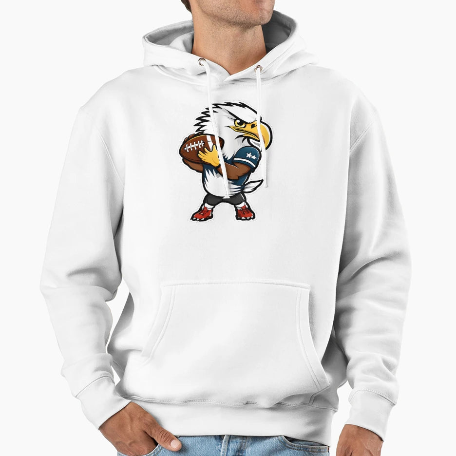 Eagle American Football Hoodie - Unique Graphic Men Women - T-Shirt, Sweatshirt, Hoodie