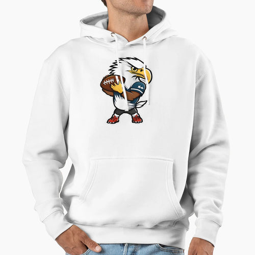 Eagle American Football Hoodie - Unique Graphic Men Women - T-Shirt, Sweatshirt, Hoodie