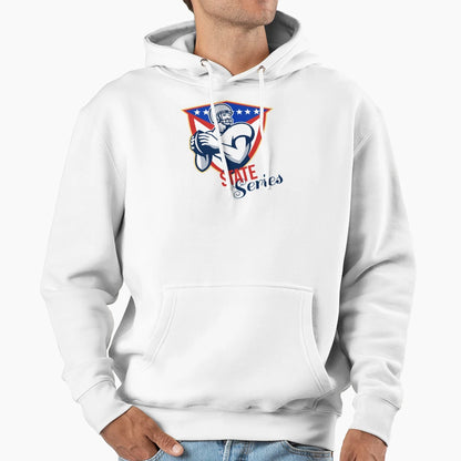 American Football Quarterback State Hoodie - Custom Art Print for Adults - T-Shirt, Sweatshirt, Hoodie