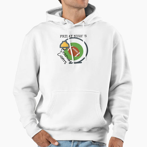 Friday Nights And Stadium Lights Hoodie - Minimalist Print Men Women - T-Shirt, Sweatshirt, Hoodie