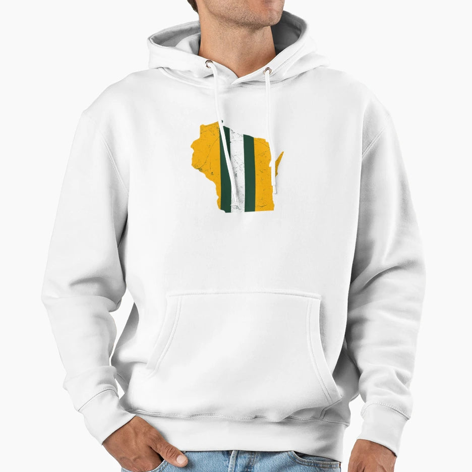 Green Bay Helmet Hoodie - Aesthetic Graphic Unisex - T-Shirt, Sweatshirt, Hoodie
