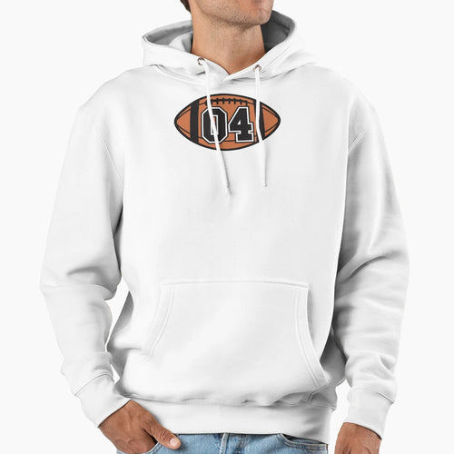 Football 04 Hoodie - Trendy Graphic for Adults - T-Shirt, Sweatshirt, Hoodie