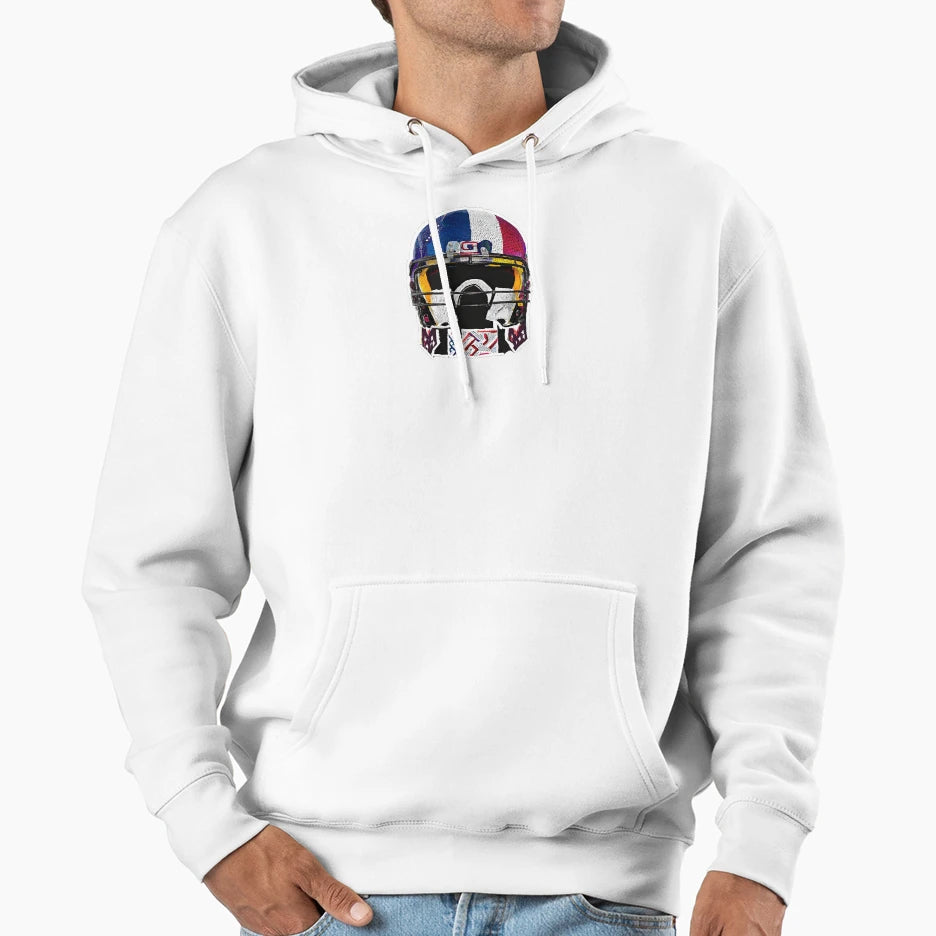 Easy Rider American Football Helmet Hoodie - Novelty Apparel for Adults - T-Shirt, Sweatshirt, Hoodie