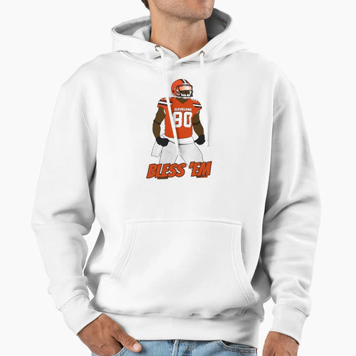 Jarvis Landry Bless Em Hoodie - Trendy Graphic Unisex - T-Shirt, Sweatshirt, Hoodie