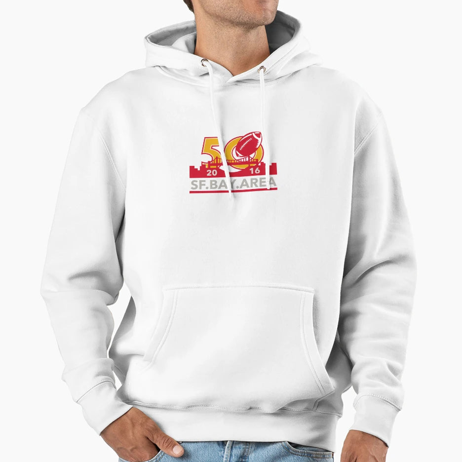 50 Pro Football Championship Sf Hoodie - Casual Everyday Wear Men Women - T-Shirt, Sweatshirt, Hoodie