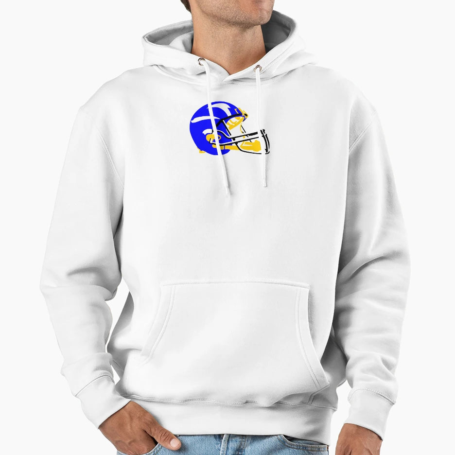 Football Helmet Hoodie - Streetwear Style Men Women - T-Shirt, Sweatshirt, Hoodie