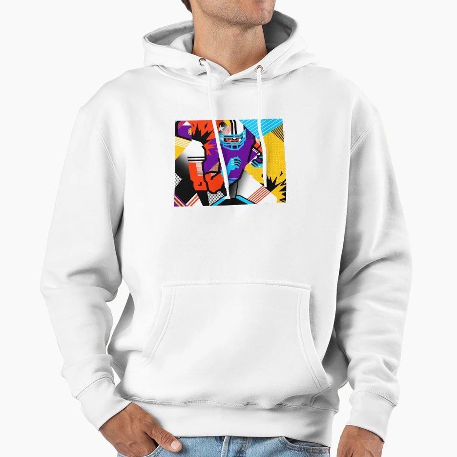 Football Hoodie - Trendy Graphic Unisex - T-Shirt, Sweatshirt, Hoodie