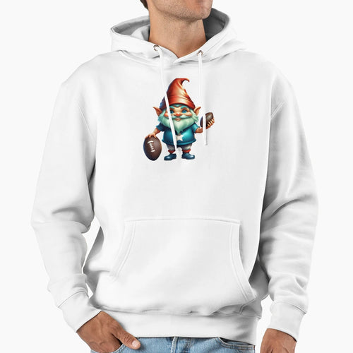 Gnome American Football Hoodie - Trendy Graphic Men Women - T-Shirt, Sweatshirt, Hoodie