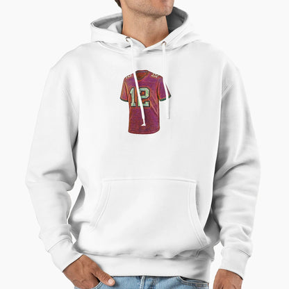 American Football Jersey Hoodie - Fun Novelty Design Unisex - T-Shirt, Sweatshirt, Hoodie