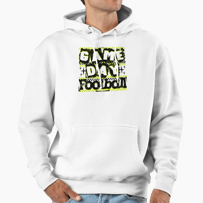 Gameday Football Game Day Vibes Hoodie - Fun Novelty Design Men Women - T-Shirt, Sweatshirt, Hoodie