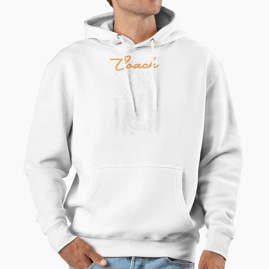 Football Coach Dad Hoodie - Trendy Graphic Unisex - T-Shirt, Sweatshirt, Hoodie