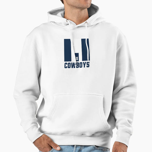 DP Helmet Cowboys Hoodie - Fun Novelty Design for Adults - T-Shirt, Sweatshirt, Hoodie