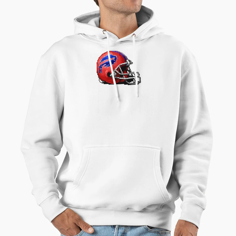 Bills Helmet Sprite Hoodie - Fun Novelty Design Unisex - T-Shirt, Sweatshirt, Hoodie