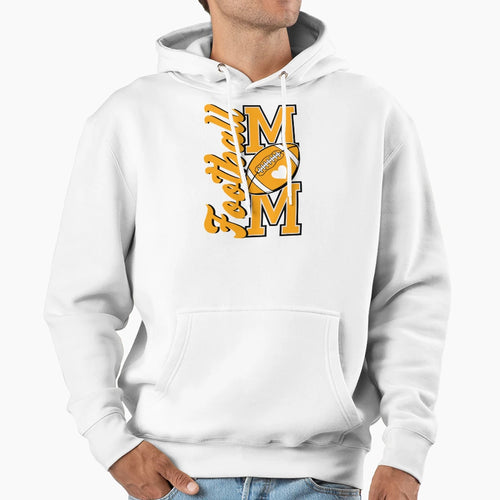 Football Mom Game Day Sports Football Hoodie - Streetwear Style Unisex - T-Shirt, Sweatshirt, Hoodie