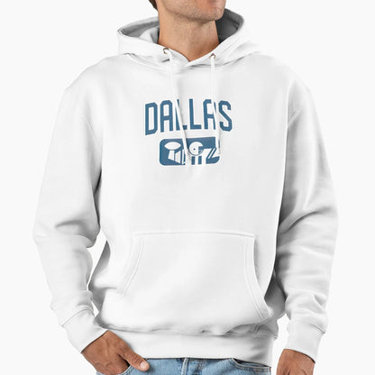 Dallas Football Sketch Art Hoodie - Minimalist Print Men Women - T-Shirt, Sweatshirt, Hoodie