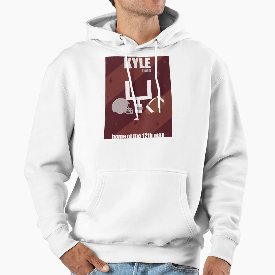 Kyle Field Hoodie - Aesthetic Graphic Men Women - T-Shirt, Sweatshirt, Hoodie
