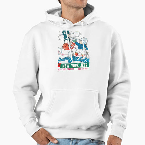 Oilers V Jets Hoodie - Trendy Graphic Men Women - T-Shirt, Sweatshirt, Hoodie