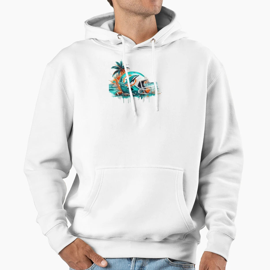 Marlins Football Hoodie - Novelty Apparel Men Women - T-Shirt, Sweatshirt, Hoodie