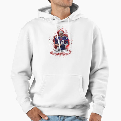 American Football Player Hoodie - Aesthetic Graphic Unisex - T-Shirt, Sweatshirt, Hoodie