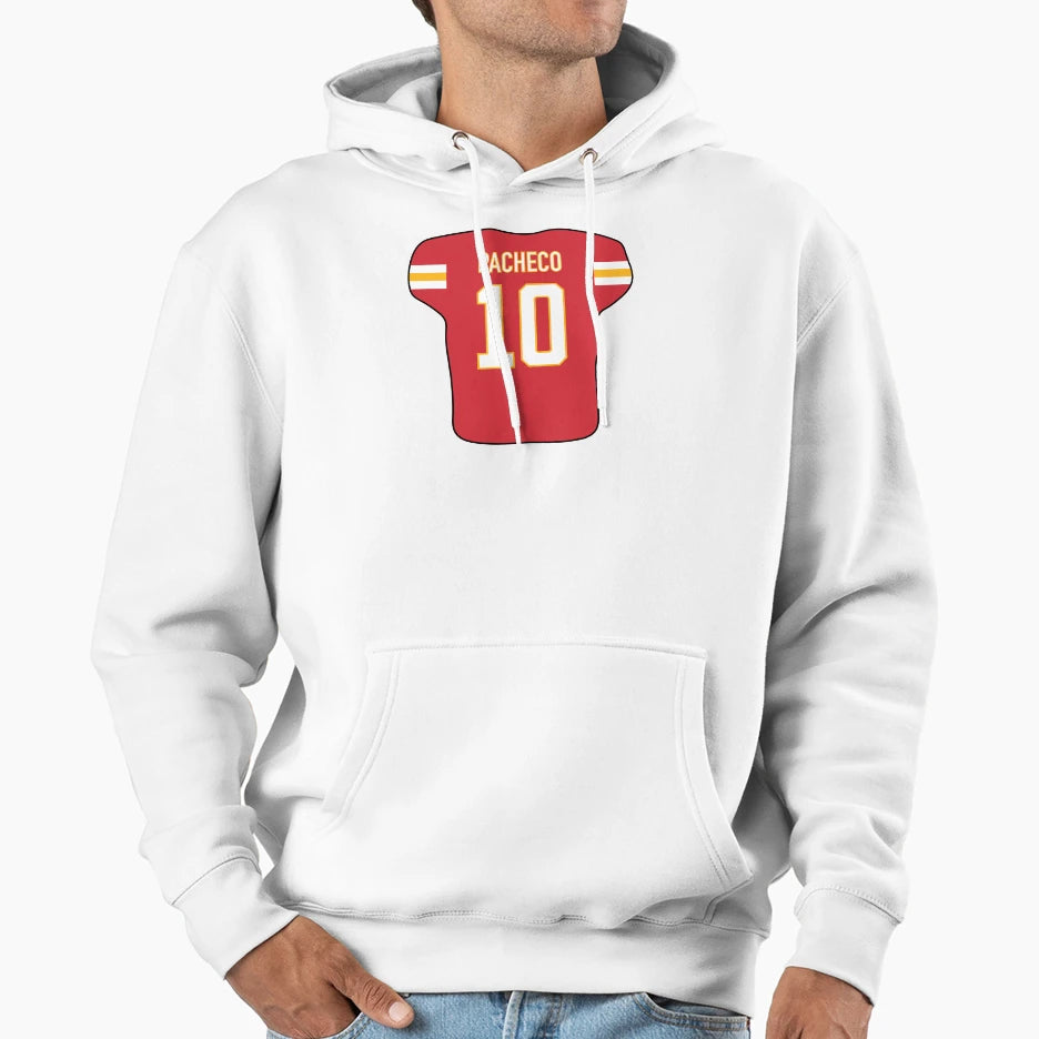 Isiah Pacheco Jersey Hoodie - Aesthetic Graphic Unisex - T-Shirt, Sweatshirt, Hoodie