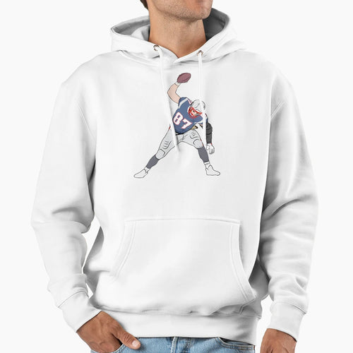 Gronk Spike American Football Legend Art Hoodie - Fun Novelty Design Unisex - T-Shirt, Sweatshirt, Hoodie
