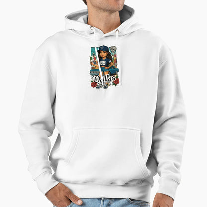 Dallas Cowboys Fan Chicano Hoodie - Graphic Print Men Women - T-Shirt, Sweatshirt, Hoodie