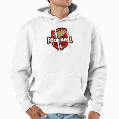 San Francisco Football Hoodie - Fun Novelty Design Unisex - T-Shirt, Sweatshirt, Hoodie