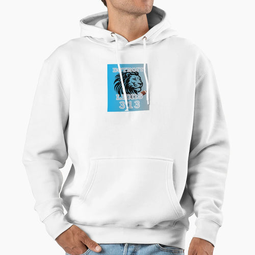 Detroit Lions Hoodie - Novelty Apparel Unisex - T-Shirt, Sweatshirt, Hoodie