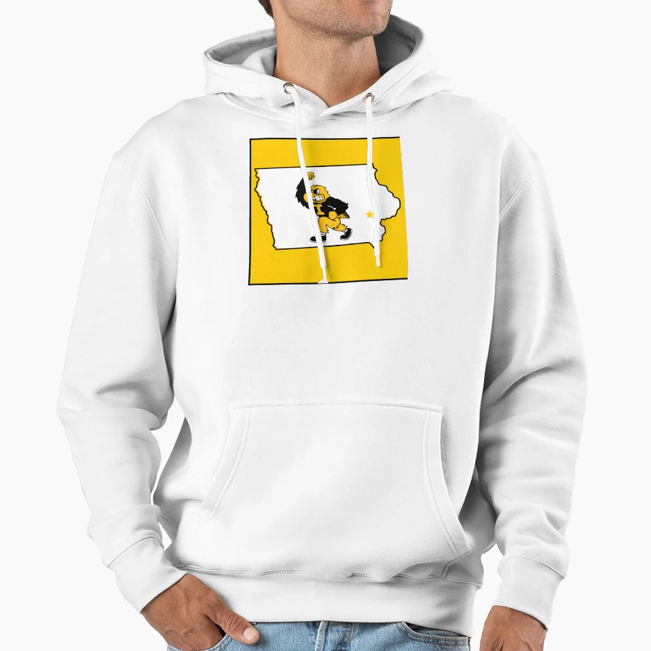 Iowa University Hoodie - Casual Everyday Wear Unisex - T-Shirt, Sweatshirt, Hoodie
