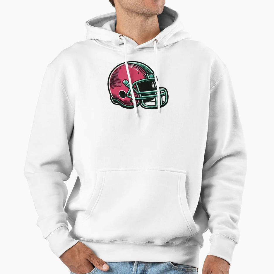 Football Hat Hoodie - Novelty Apparel for Adults - T-Shirt, Sweatshirt, Hoodie