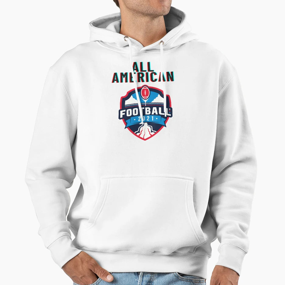 All American Hoodie - Custom Art Print for Adults - T-Shirt, Sweatshirt, Hoodie