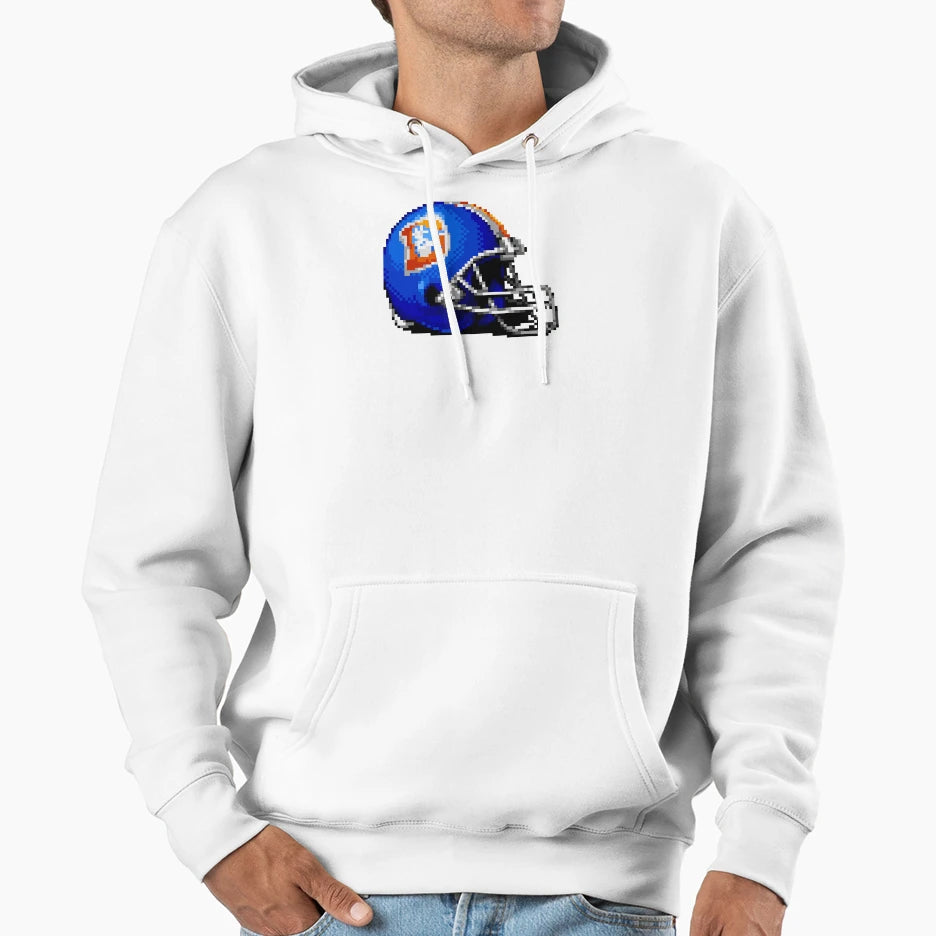 Broncos Helmet Sprite Hoodie - Fun Novelty Design for Adults - T-Shirt, Sweatshirt, Hoodie