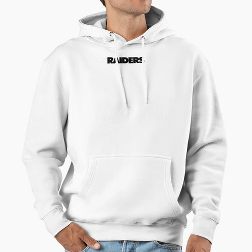 Raiders Wordmark Hoodie - Minimalist Print for Adults - T-Shirt, Sweatshirt, Hoodie