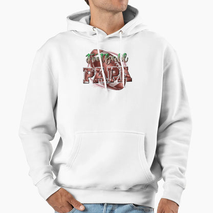 Football Papa Game Day Football Season Hoodie - Streetwear Style Men Women - T-Shirt, Sweatshirt, Hoodie