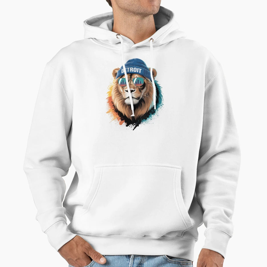 Detroit Lions Hoodie - Graphic Print Men Women - T-Shirt, Sweatshirt, Hoodie