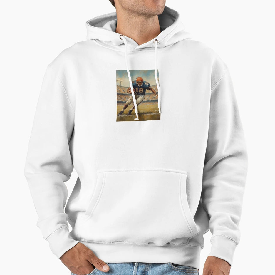 American Football Player Hoodie - Casual Everyday Wear for Adults - T-Shirt, Sweatshirt, Hoodie