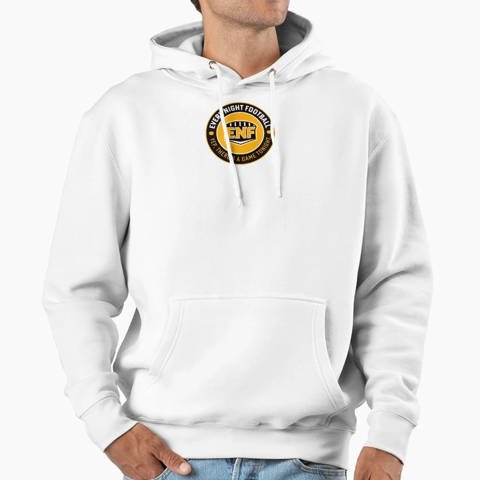 Every Night Football Circular Hoodie - Fun Novelty Design for Adults - T-Shirt, Sweatshirt, Hoodie