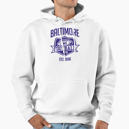 Baltimore Football Team Inspired Hoodie - Custom Art Print for Adults - T-Shirt, Sweatshirt, Hoodie
