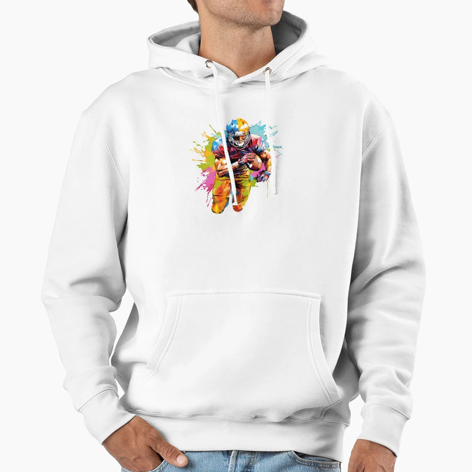 Football Touchdown Hoodie - Graphic Print Unisex - T-Shirt, Sweatshirt, Hoodie