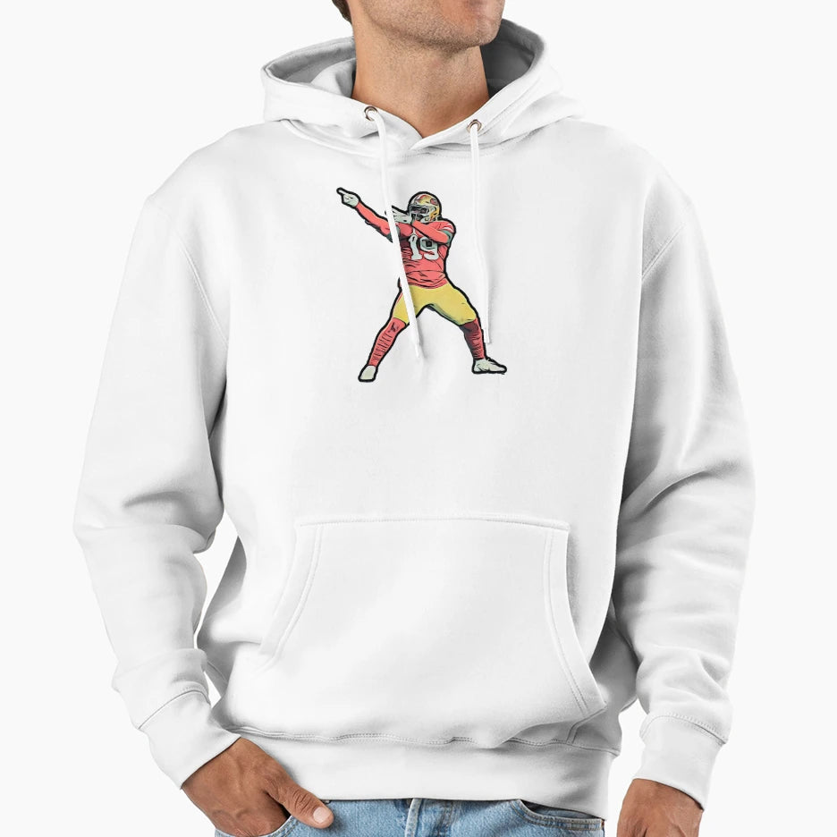 DS 49Ers Wide Receiver Bold Cartoon Hoodie - Custom Art Print Men Women - T-Shirt, Sweatshirt, Hoodie