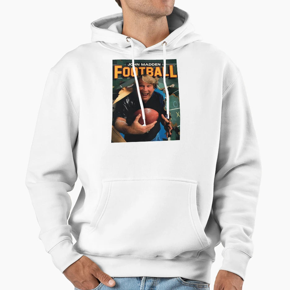 John Madden Football Hoodie - Trendy Graphic Men Women - T-Shirt, Sweatshirt, Hoodie