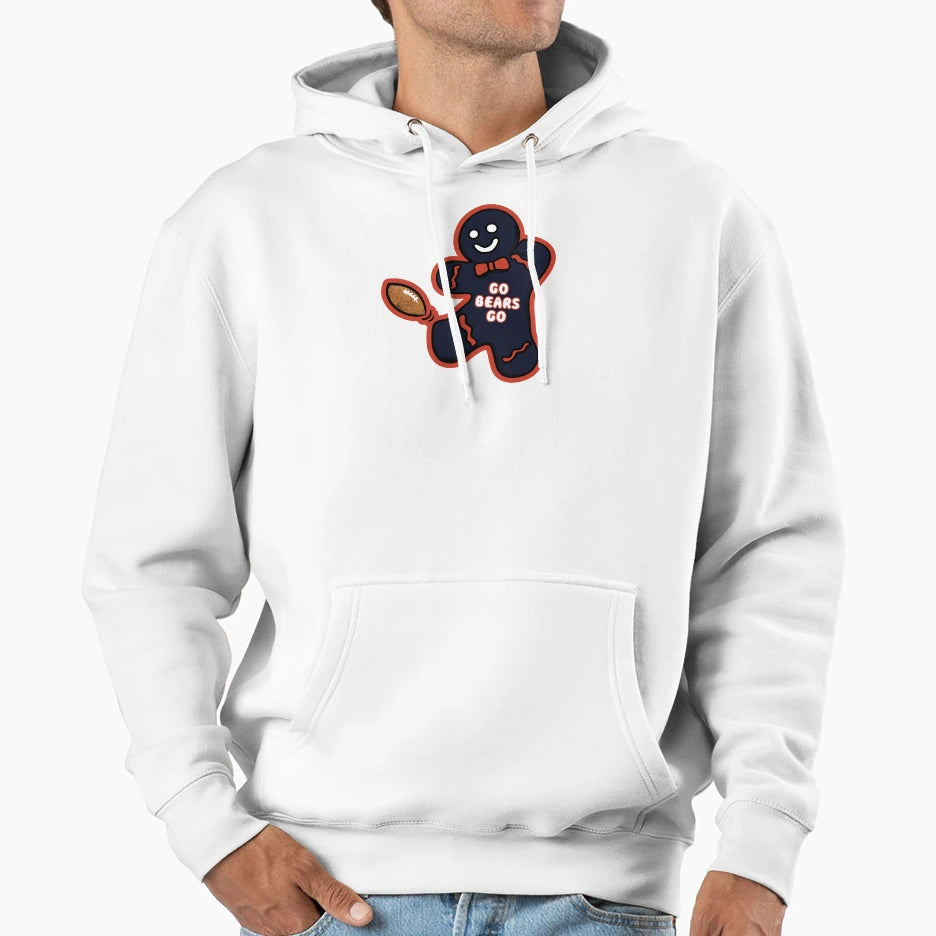 Chicago Bears Gingerbread Hoodie - Streetwear Style Unisex - T-Shirt, Sweatshirt, Hoodie