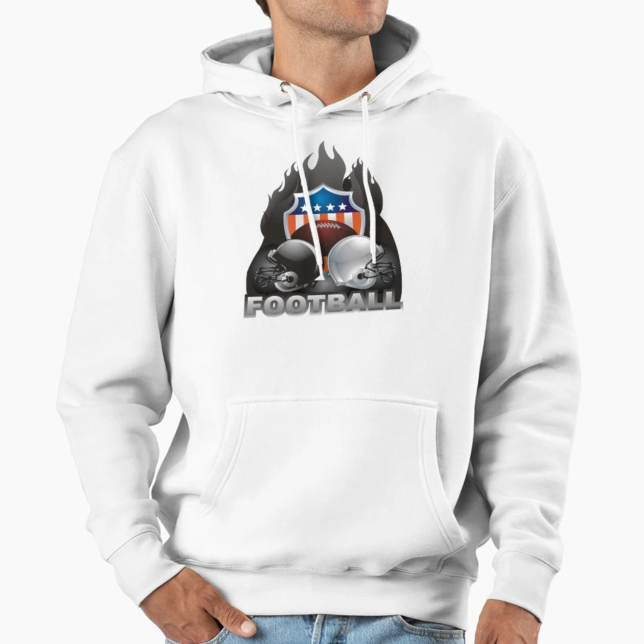 American Football Hoodie - Trendy Graphic for Adults - T-Shirt, Sweatshirt, Hoodie