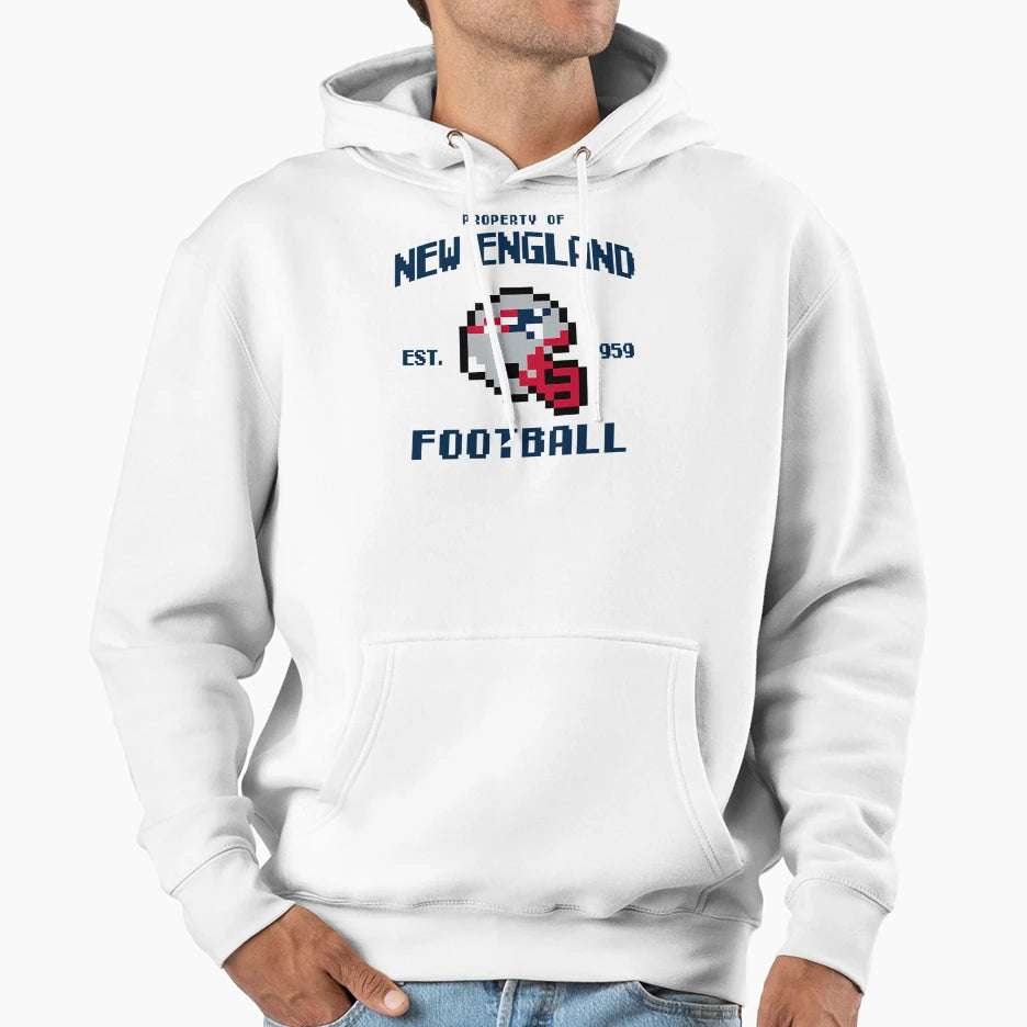 Property New England Patriots Football Hoodie - Graphic Print for Adults - T-Shirt, Sweatshirt, Hoodie