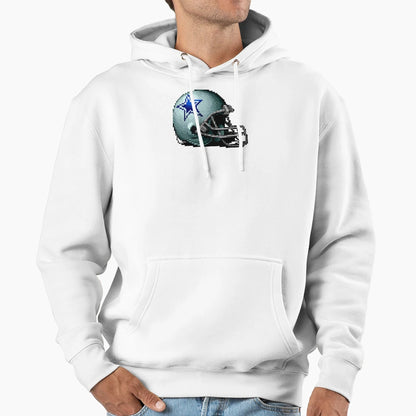 Cowboys Helmet Sprite Hoodie - Graphic Print Unisex - T-Shirt, Sweatshirt, Hoodie